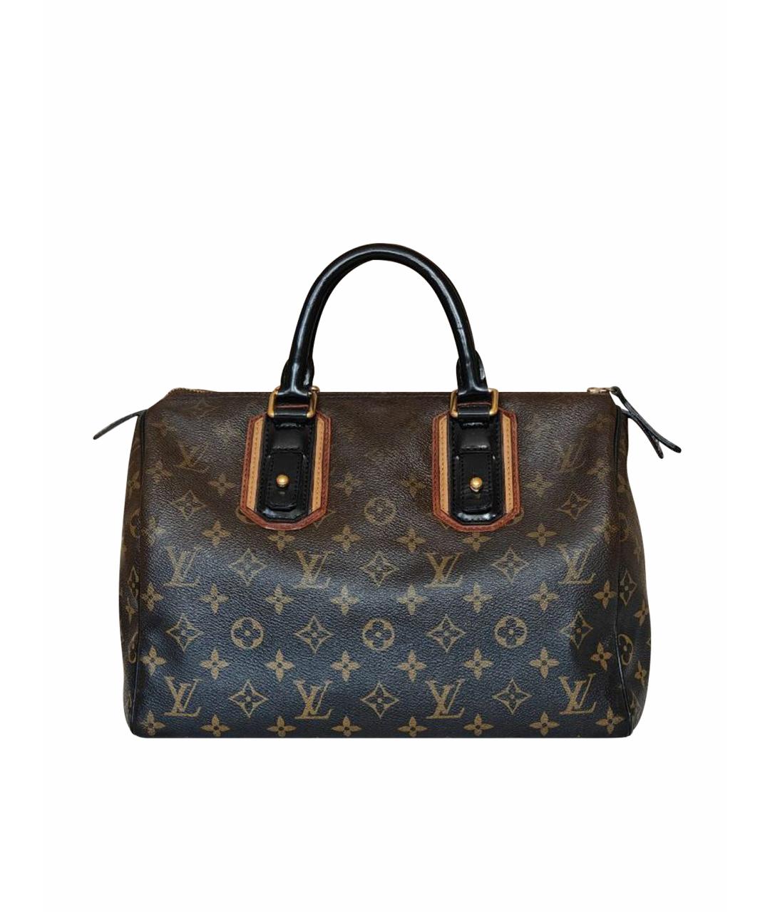 LOUIS VUITTON Коричневая сумка с короткими ручками, фото 1