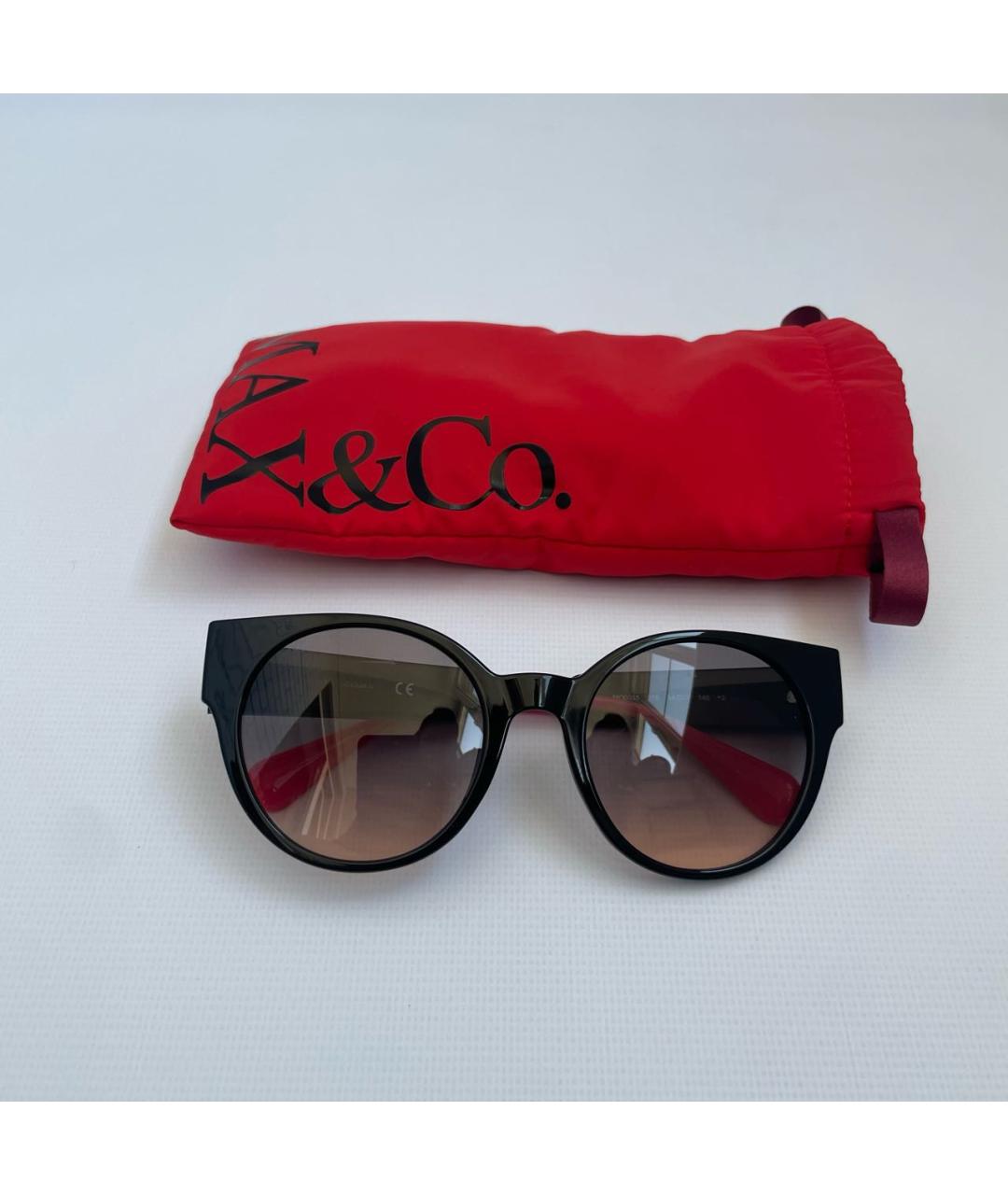 MAX&CO Черные пластиковые солнцезащитные очки, фото 4
