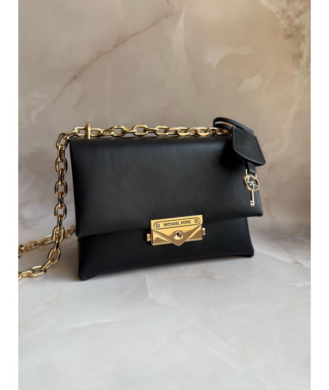 MICHAEL KORS Черная сумка через плечо из искусственной кожи, фото 5