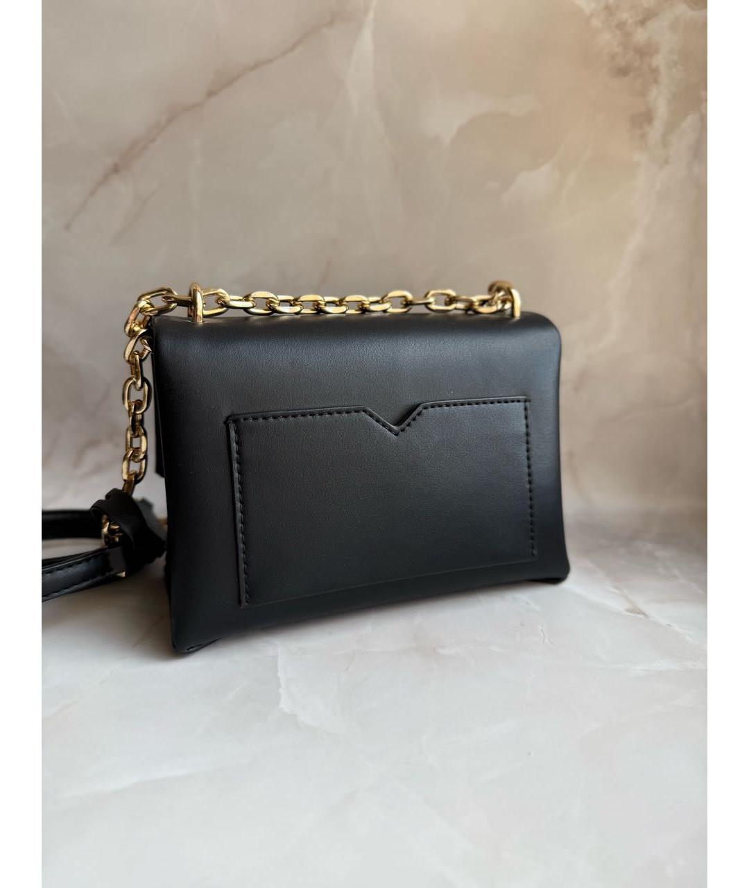MICHAEL KORS Черная сумка через плечо из искусственной кожи, фото 3