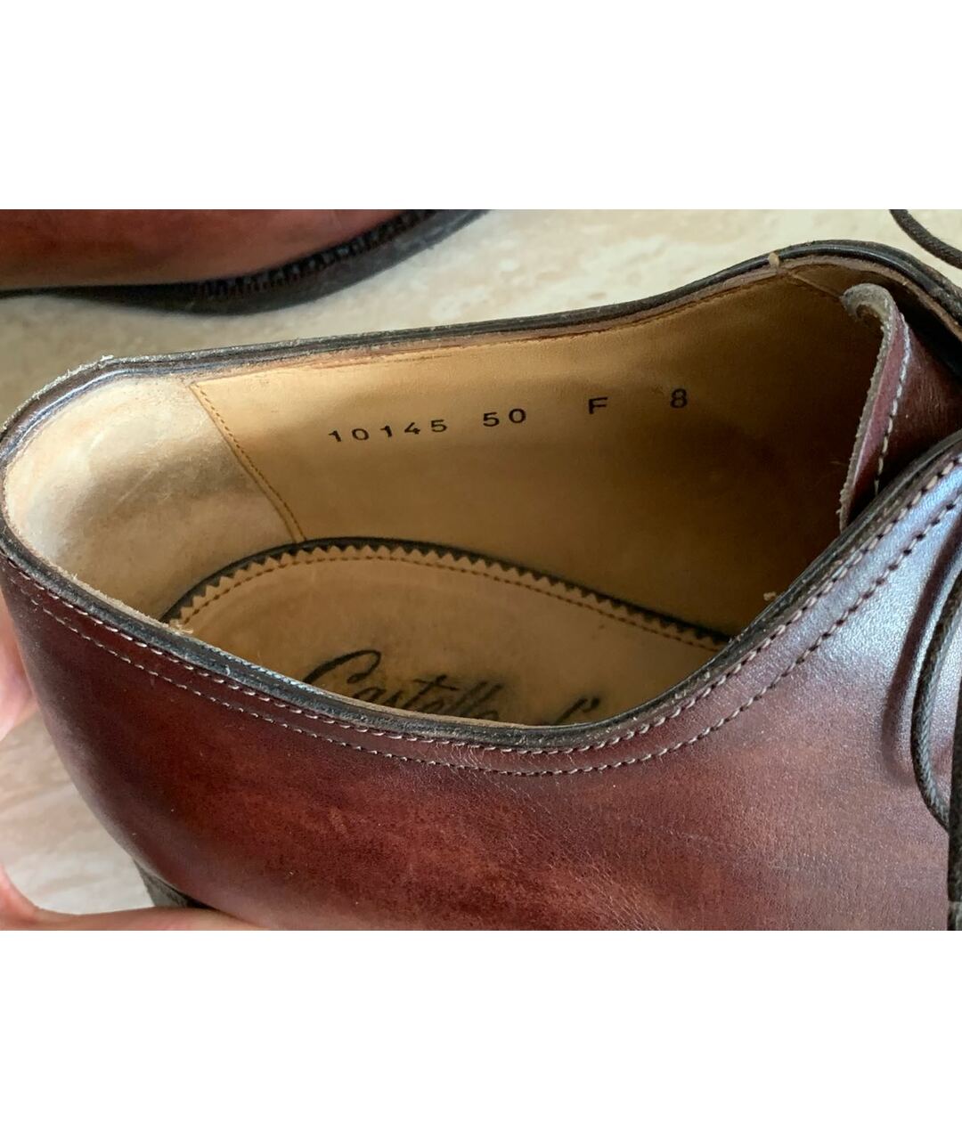CASTELLO D'ORO Коричневые кожаные туфли, фото 6