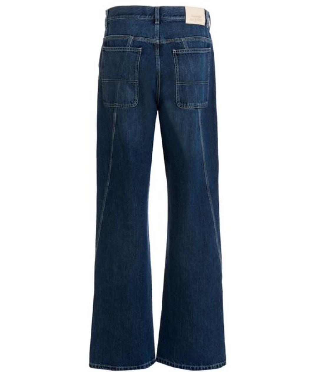 ALEXANDER MCQUEEN Синие прямые джинсы, фото 2