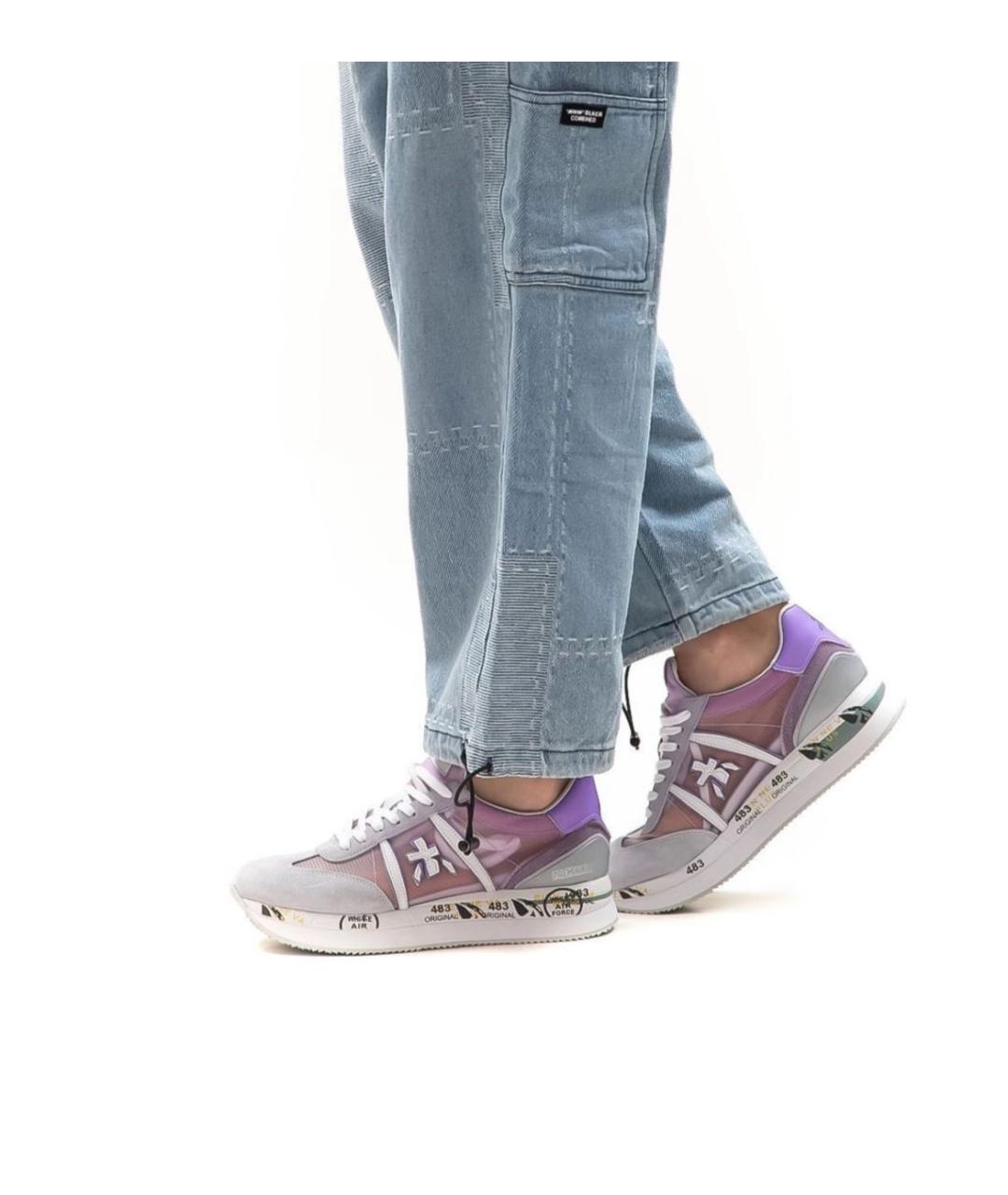 PREMIATA Фиолетовые кроссовки, фото 6