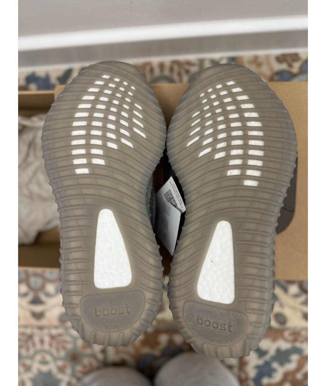 ADIDAS YEEZY Серые низкие кроссовки / кеды, фото 5