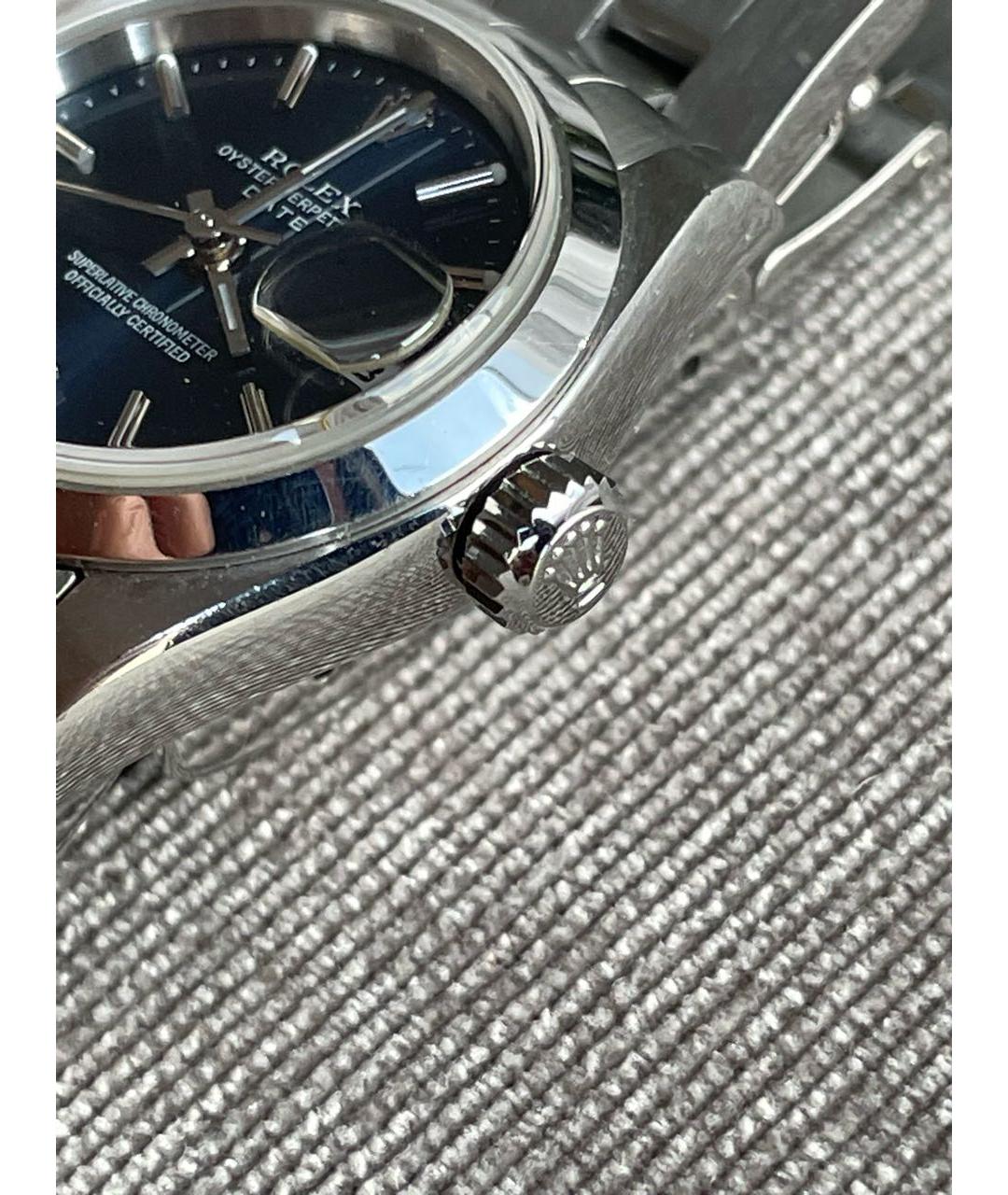 ROLEX Темно-синие часы, фото 6