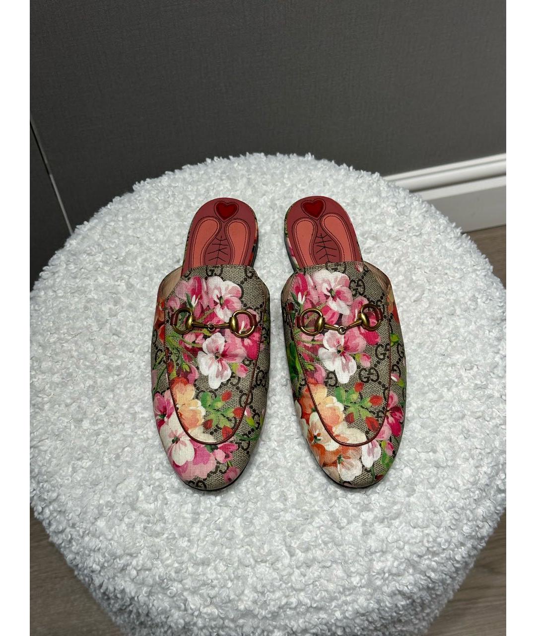 GUCCI Кожаные мюли, фото 2