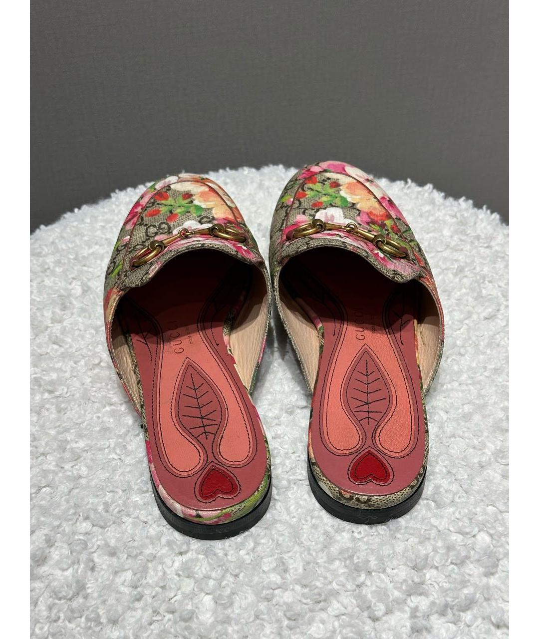 GUCCI Кожаные мюли, фото 3