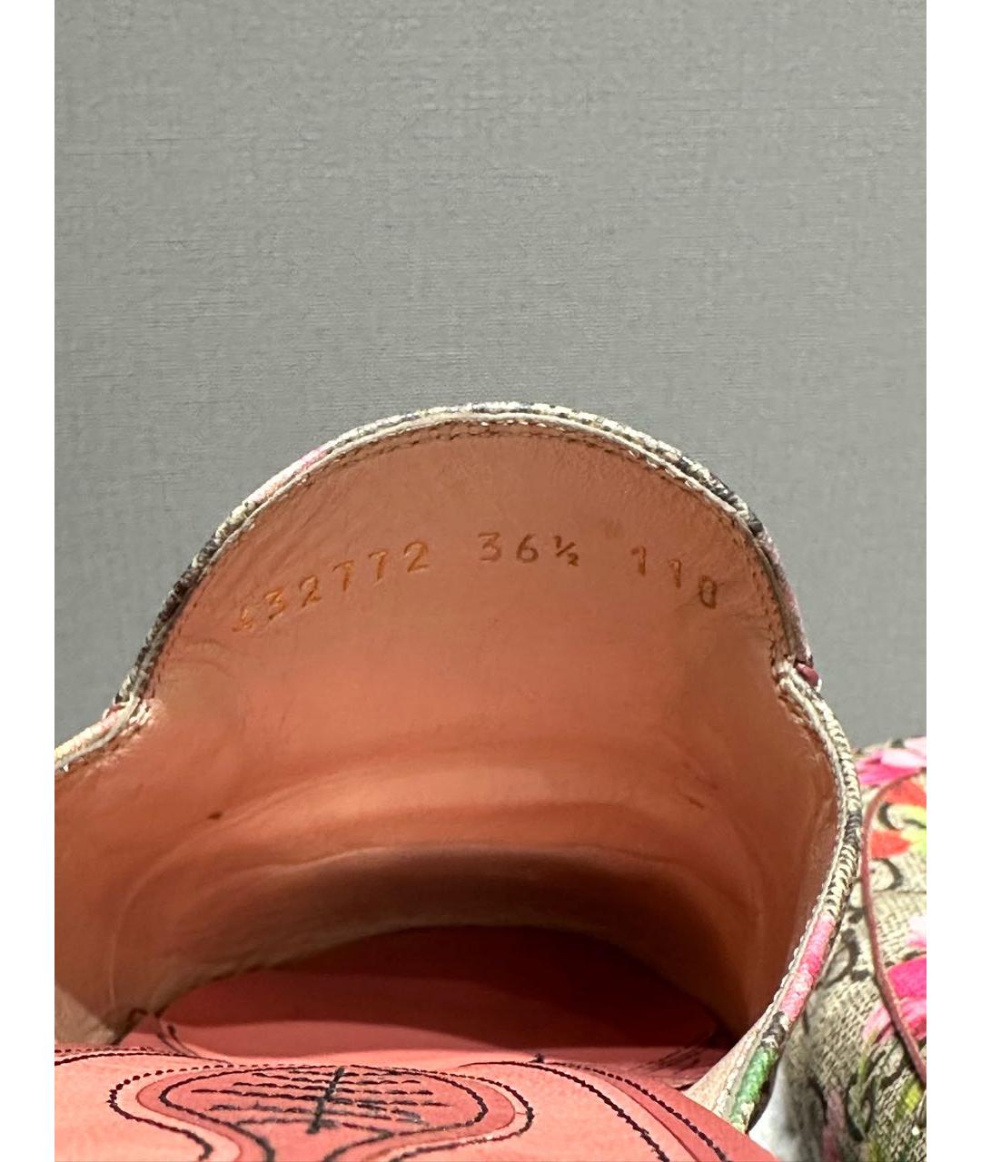 GUCCI Кожаные мюли, фото 5