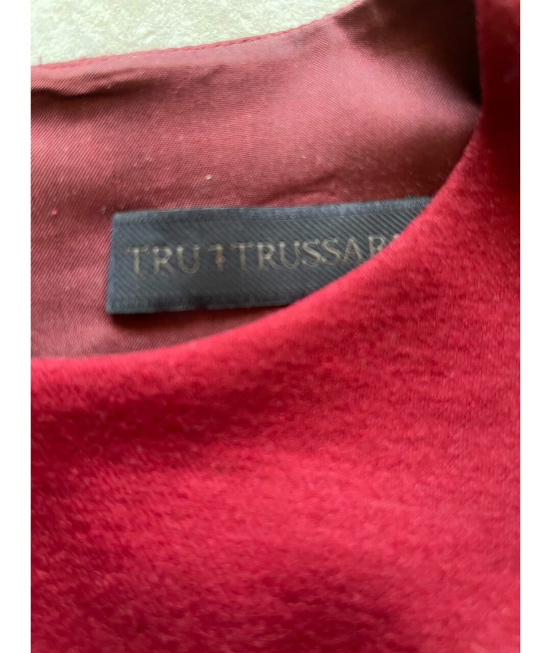 TRUSSARDI Красное повседневное платье, фото 4