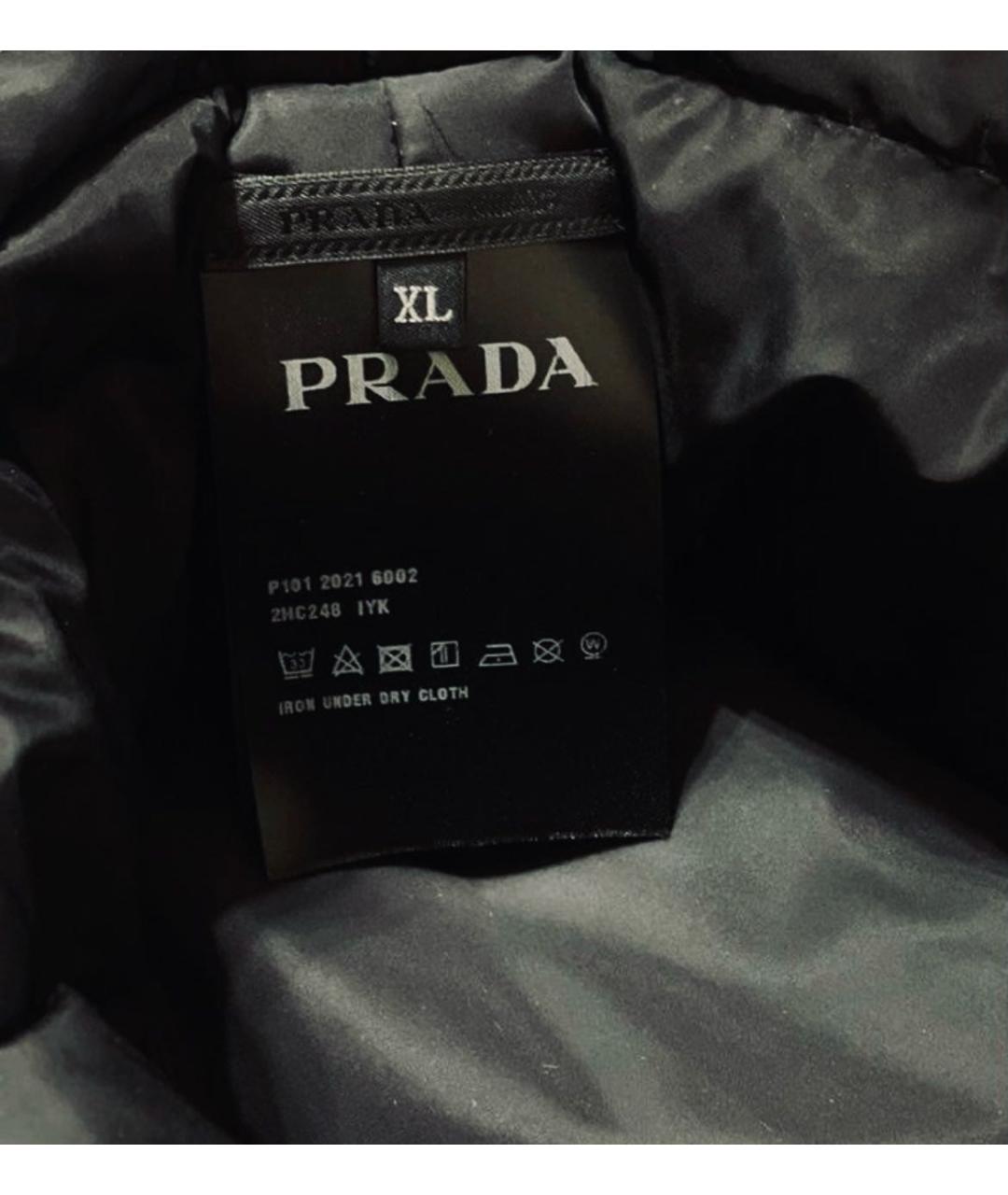 PRADA Черная шапка, фото 7