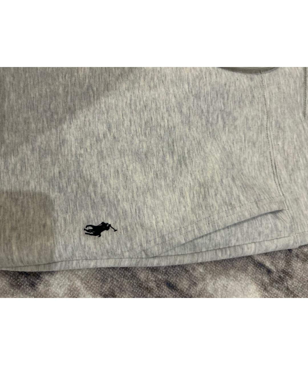 POLO RALPH LAUREN Серые хлопковые повседневные брюки, фото 4