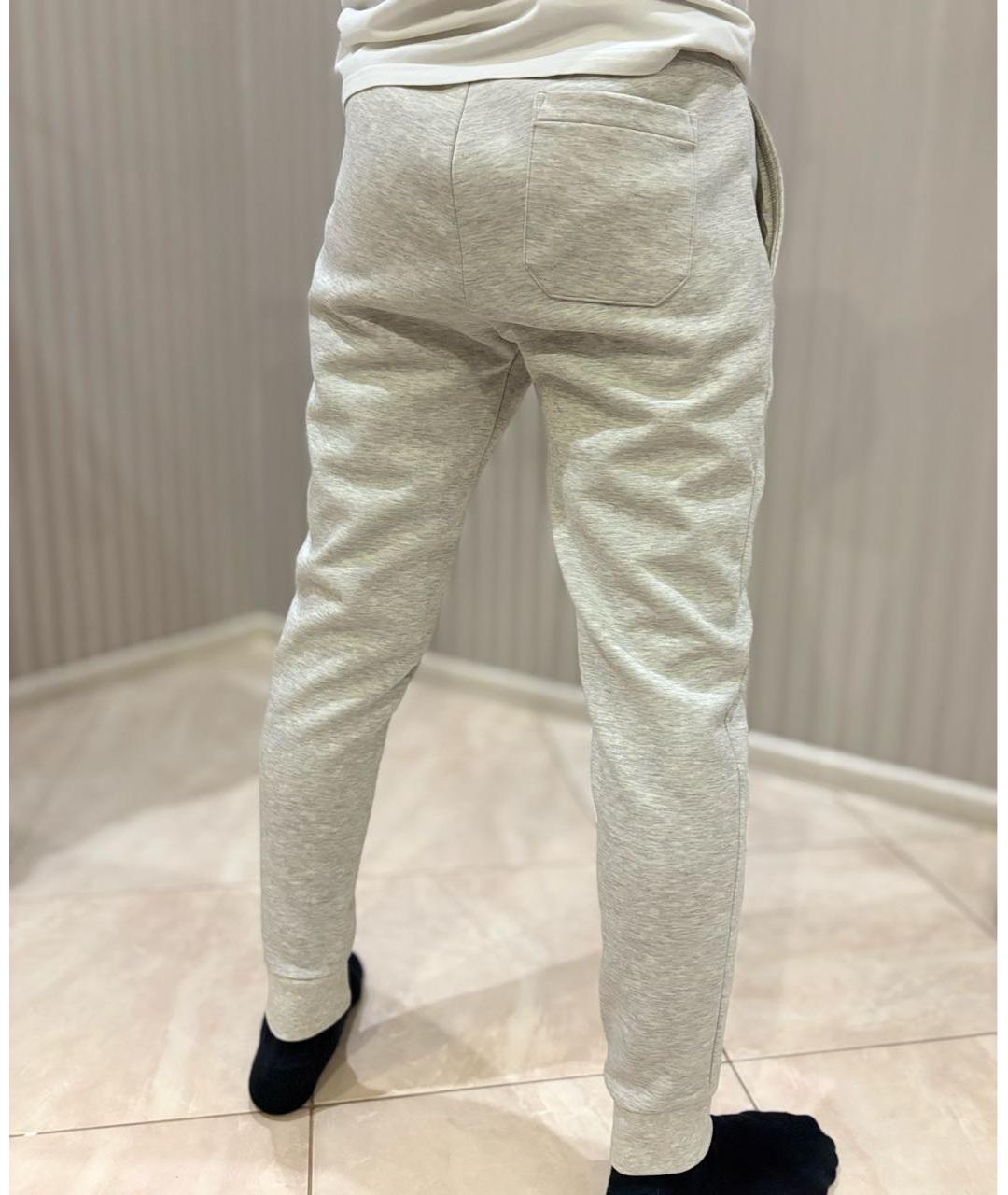 POLO RALPH LAUREN Серые хлопковые повседневные брюки, фото 7