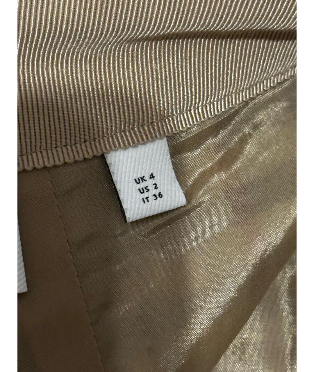 BURBERRY Мульти шерстяная юбка миди, фото 5