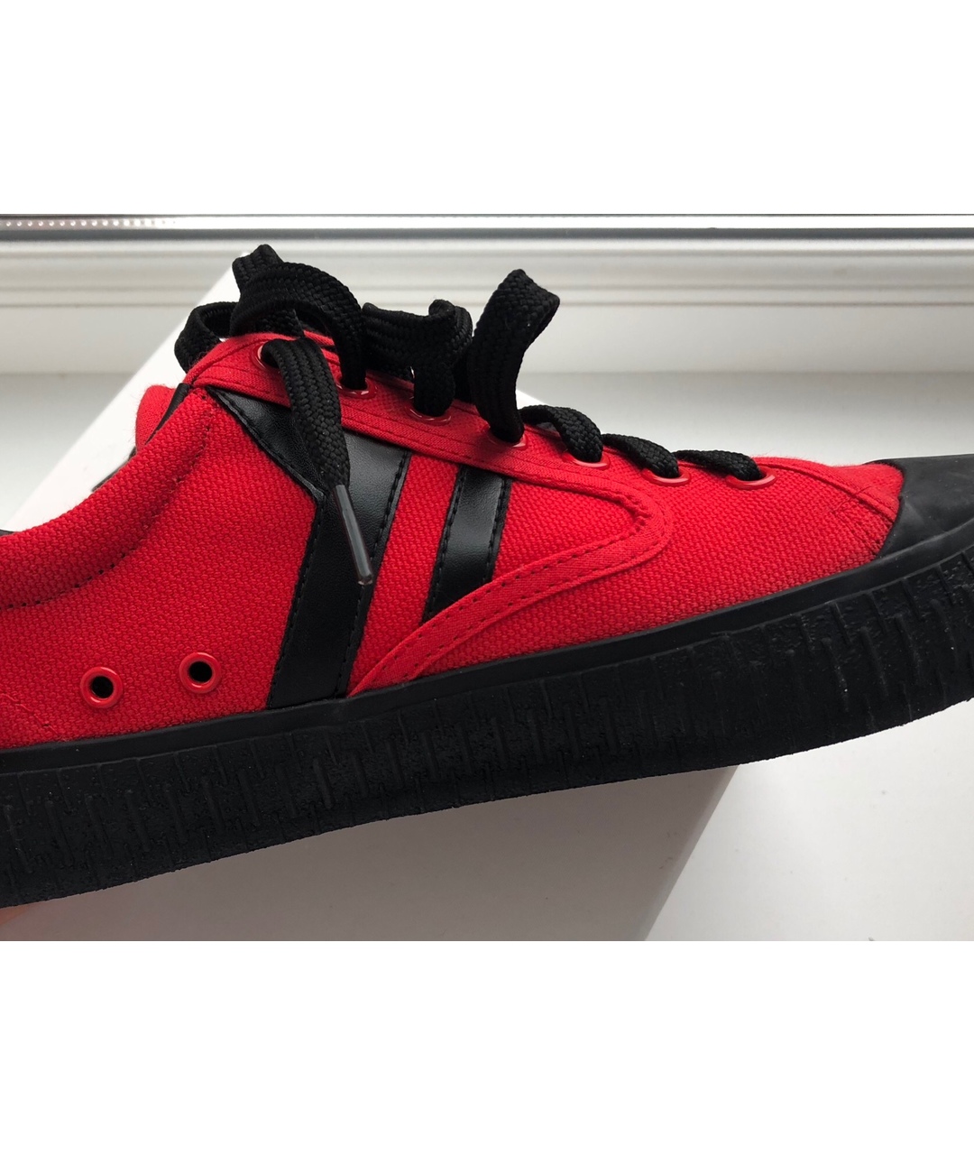 CELINE PRE-OWNED Красные текстильные кроссовки, фото 3