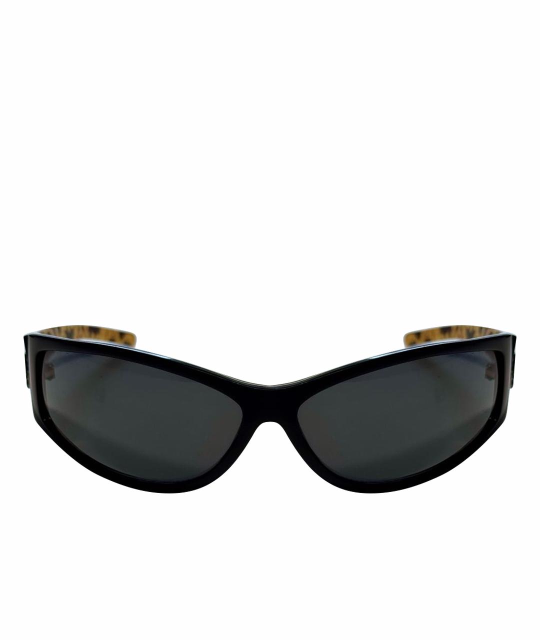 DOLCE&GABBANA Черные пластиковые солнцезащитные очки, фото 1