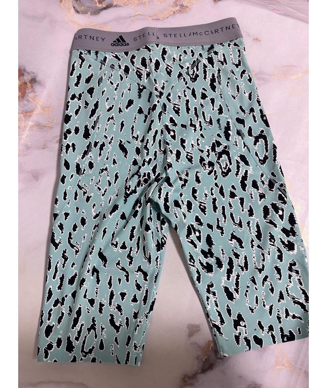 ADIDAS BY STELLA MCCARTNEY Бирюзовые спортивные брюки и шорты, фото 3