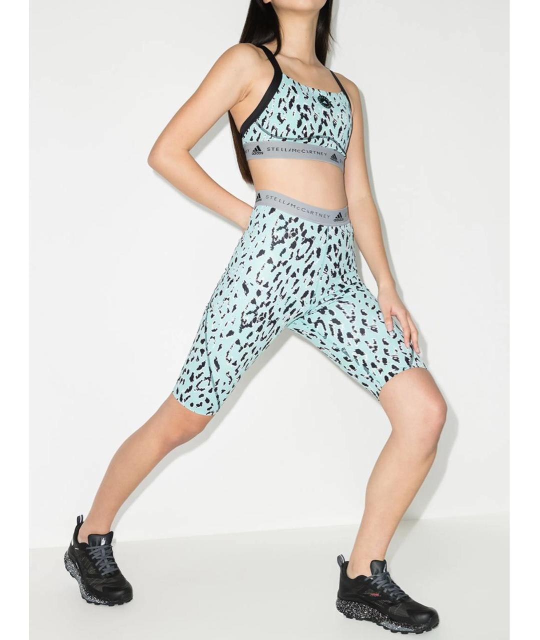 ADIDAS BY STELLA MCCARTNEY Бирюзовые спортивные брюки и шорты, фото 8