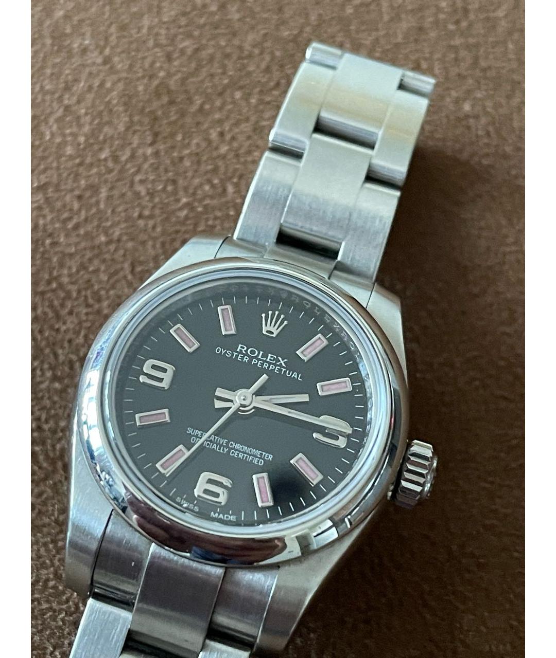 ROLEX Черные часы, фото 3