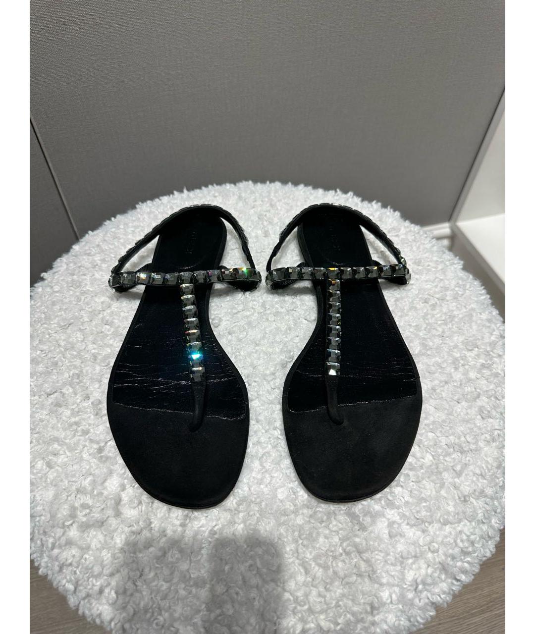 GUCCI Черные сандалии, фото 2
