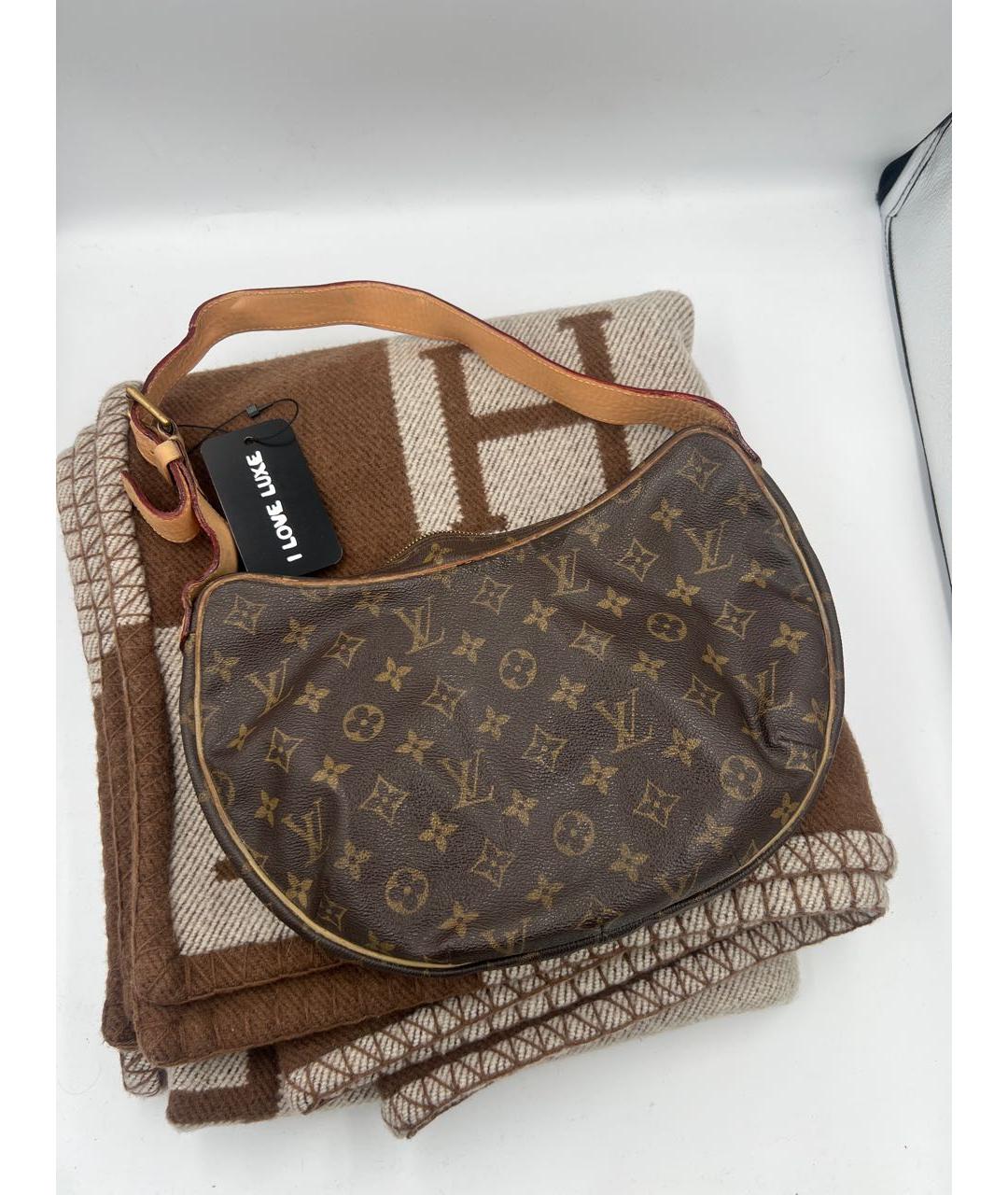 LOUIS VUITTON Коричневая сумка с короткими ручками, фото 7
