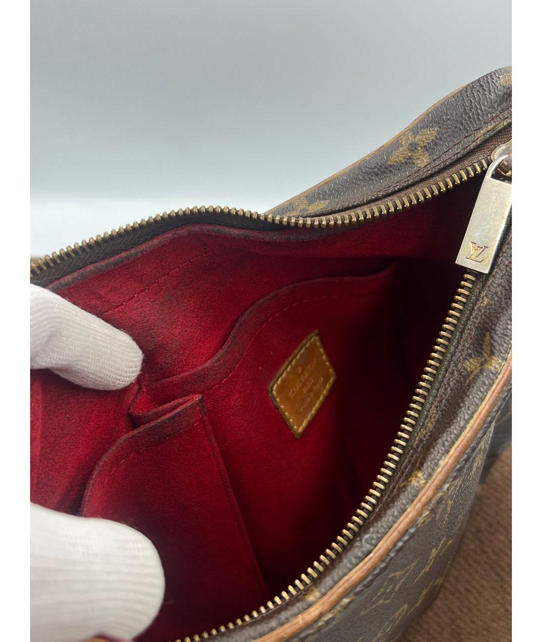 LOUIS VUITTON Коричневая сумка с короткими ручками, фото 6