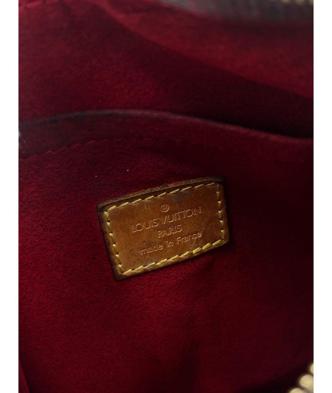 LOUIS VUITTON Коричневая сумка с короткими ручками, фото 5