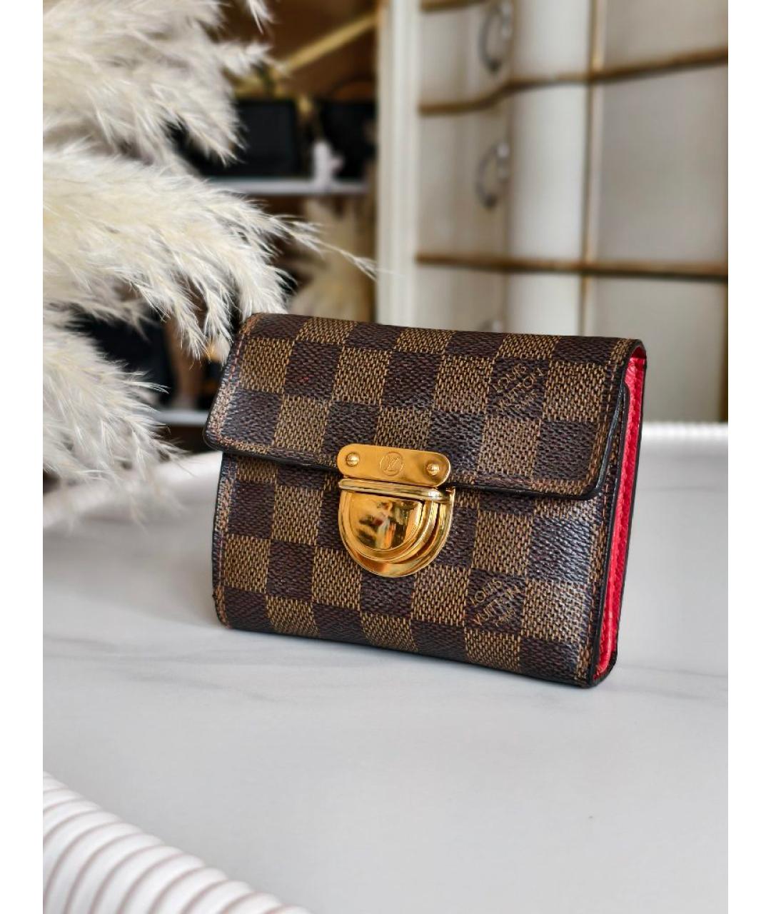 LOUIS VUITTON Коричневый кошелек, фото 2