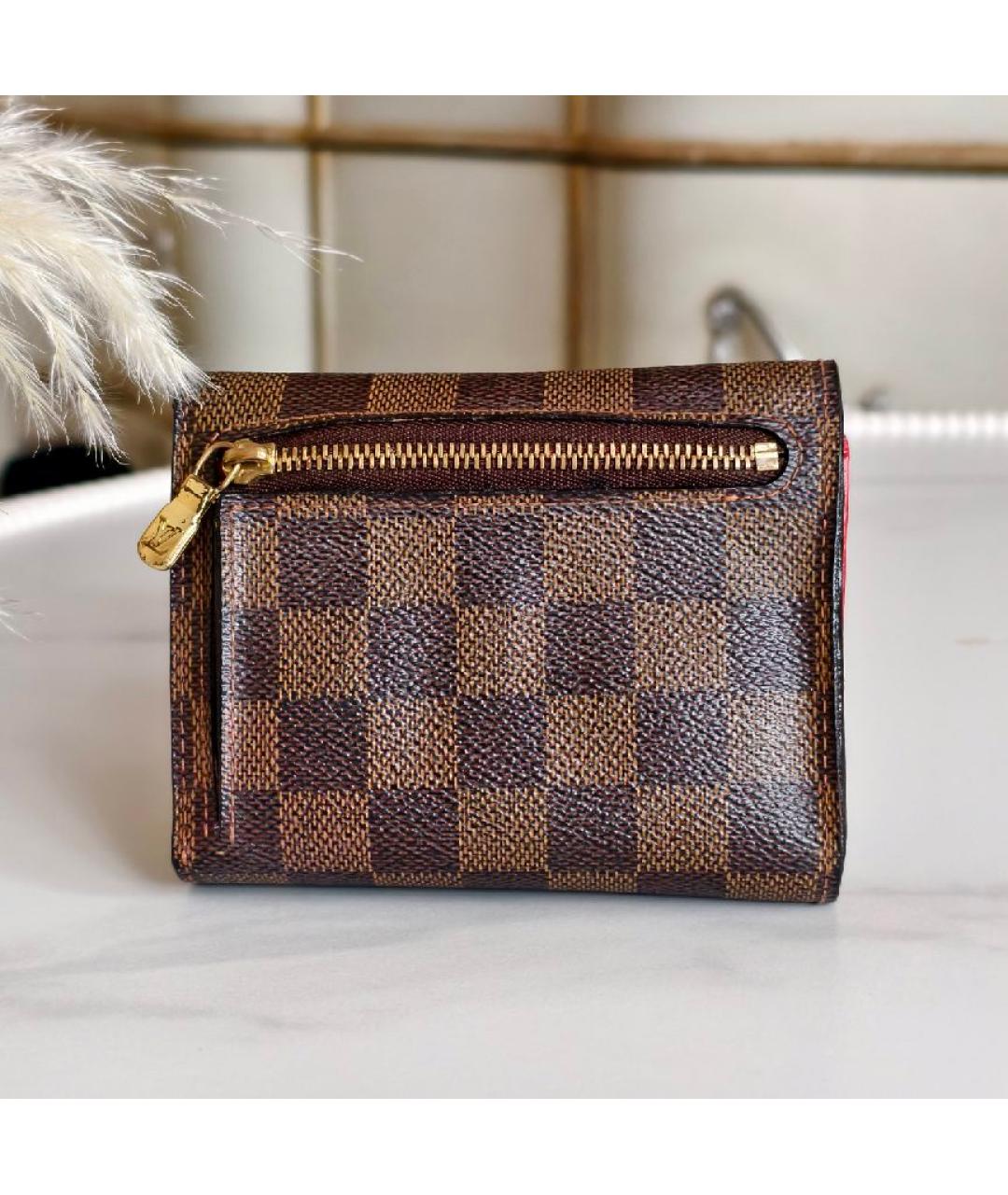 LOUIS VUITTON Коричневый кошелек, фото 3