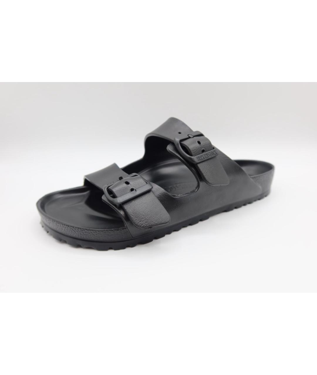 BIRKENSTOCK Черные резиновые шлепанцы, фото 3