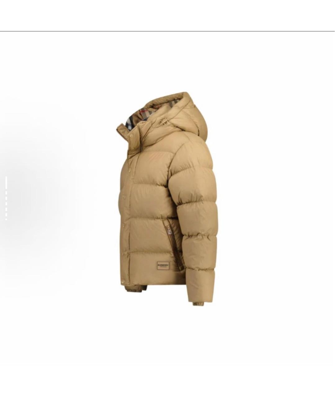 BURBERRY Бежевый пуховик, фото 3