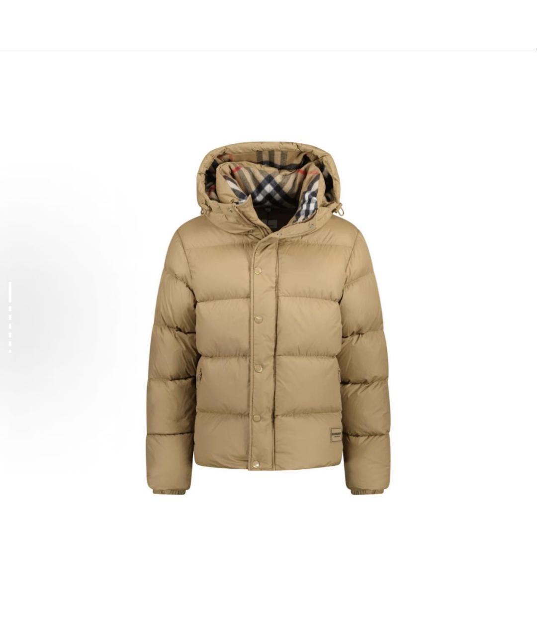 BURBERRY Бежевый пуховик, фото 6