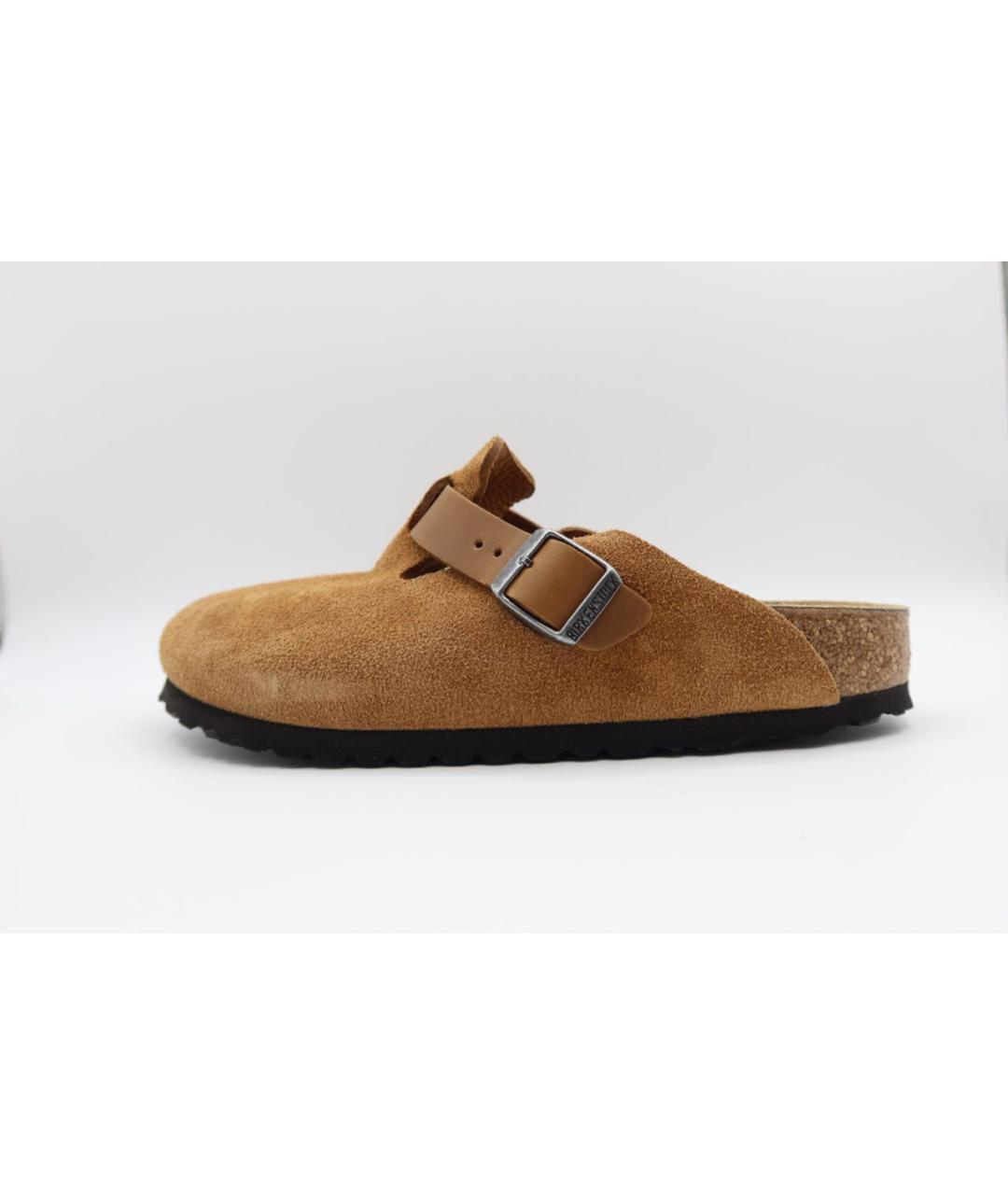 BIRKENSTOCK Коричневые замшевые сандалии, фото 2