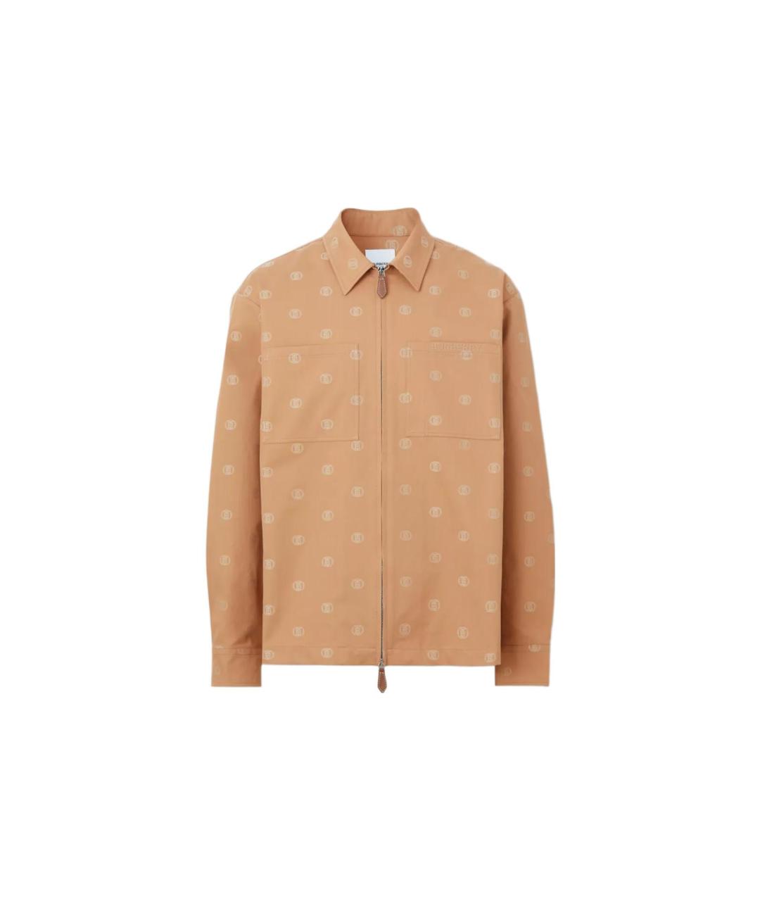 BURBERRY Бежевая хлопковая куртка, фото 1