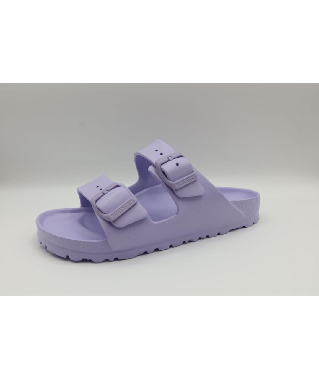 BIRKENSTOCK Фиолетовые резиновые шлепанцы, фото 4