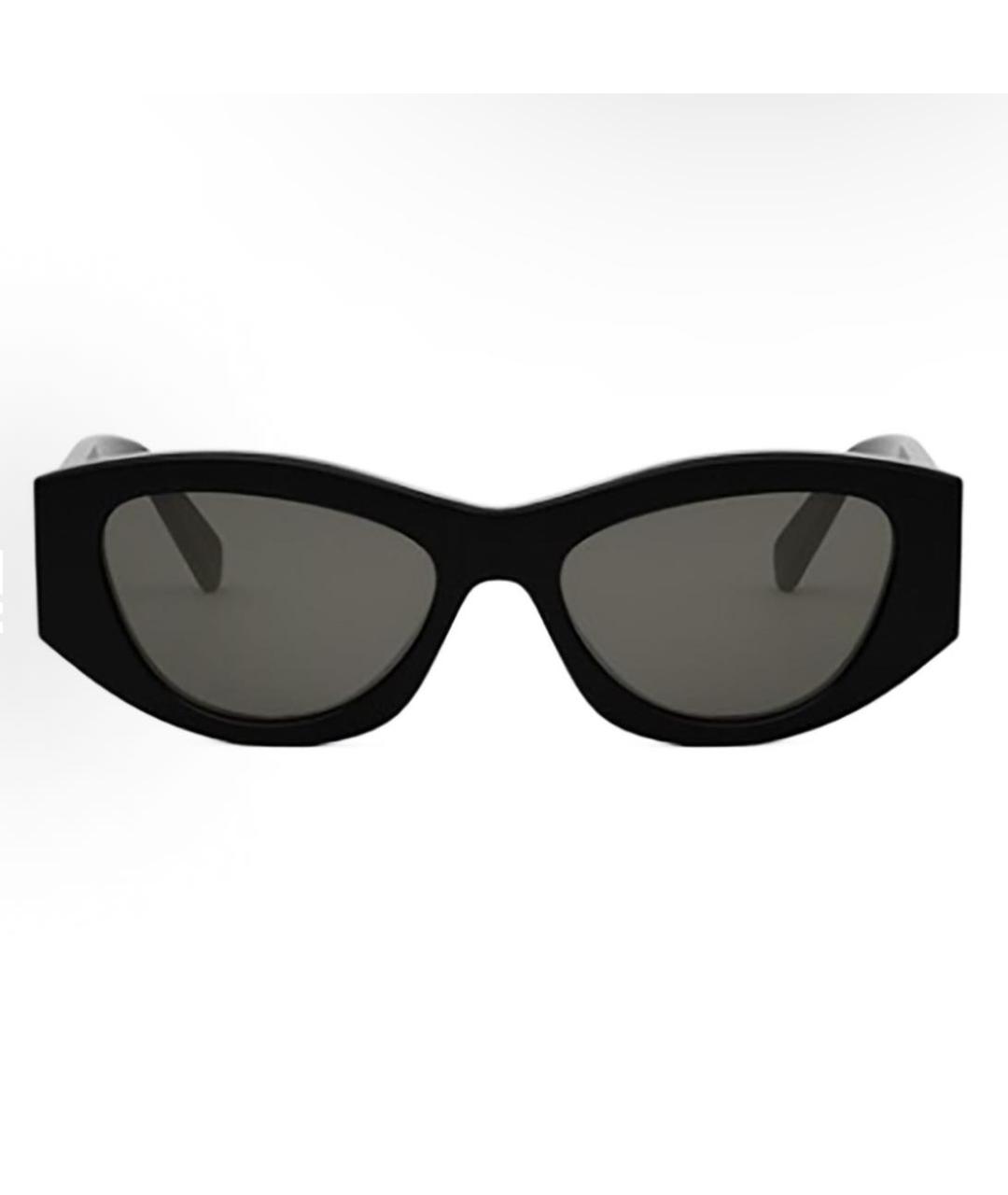 CELINE Черные пластиковые солнцезащитные очки, фото 4