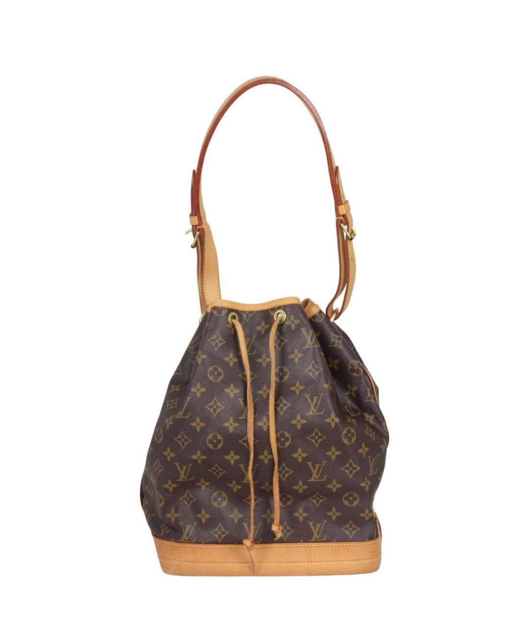 LOUIS VUITTON Коричневая кожаная сумка тоут, фото 1