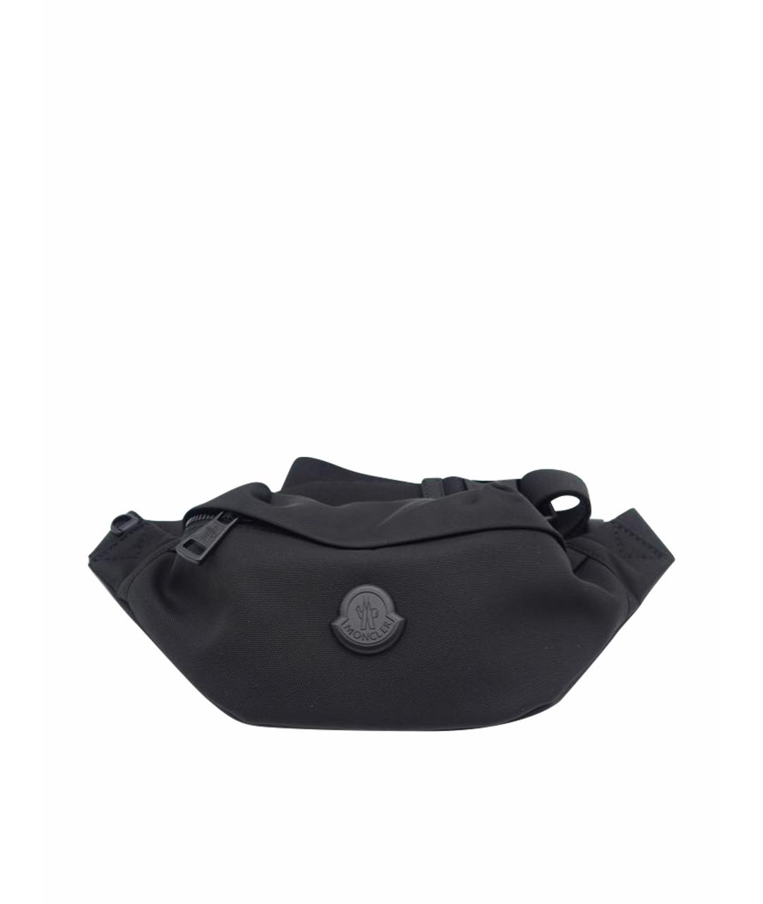 MONCLER Черная поясная сумка, фото 1