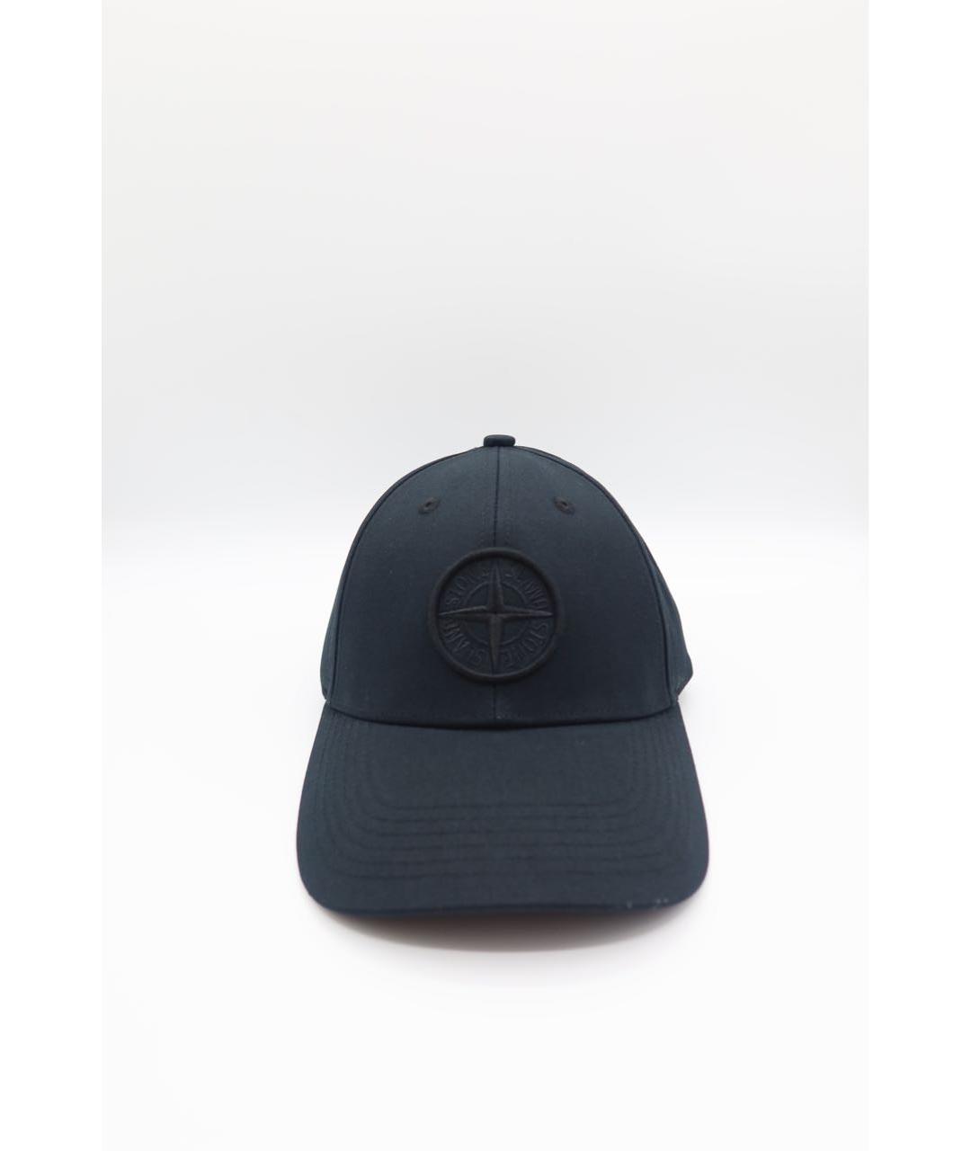STONE ISLAND Черная хлопковая кепка/бейсболка, фото 4