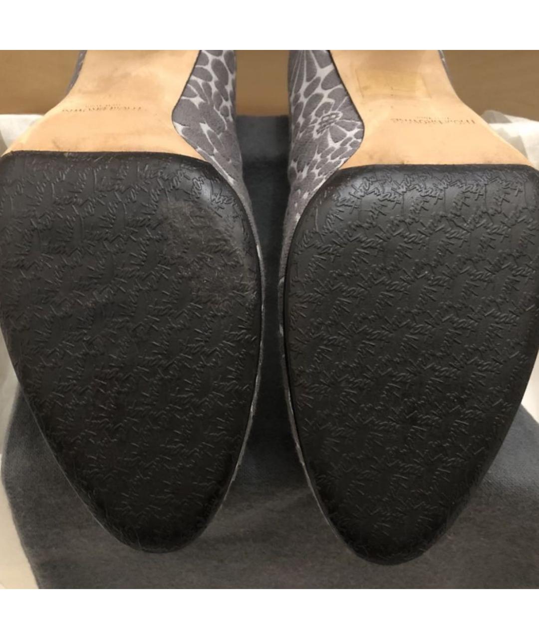 THOM BROWNE Серые кожаные туфли, фото 5