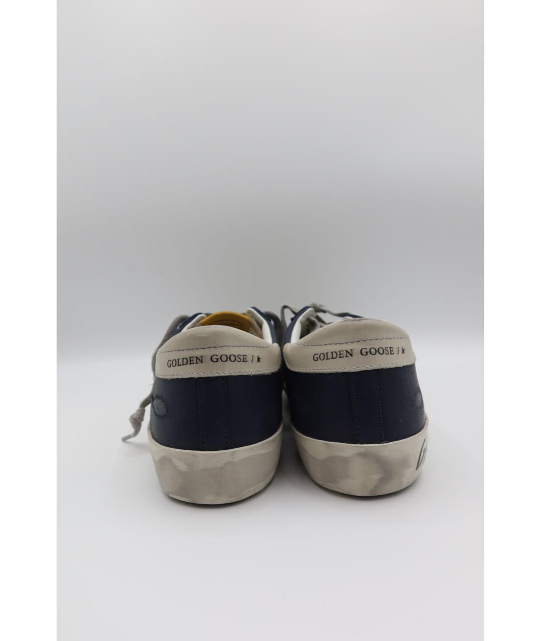 GOLDEN GOOSE DELUXE BRAND Бежевые кожаные низкие кроссовки / кеды, фото 6
