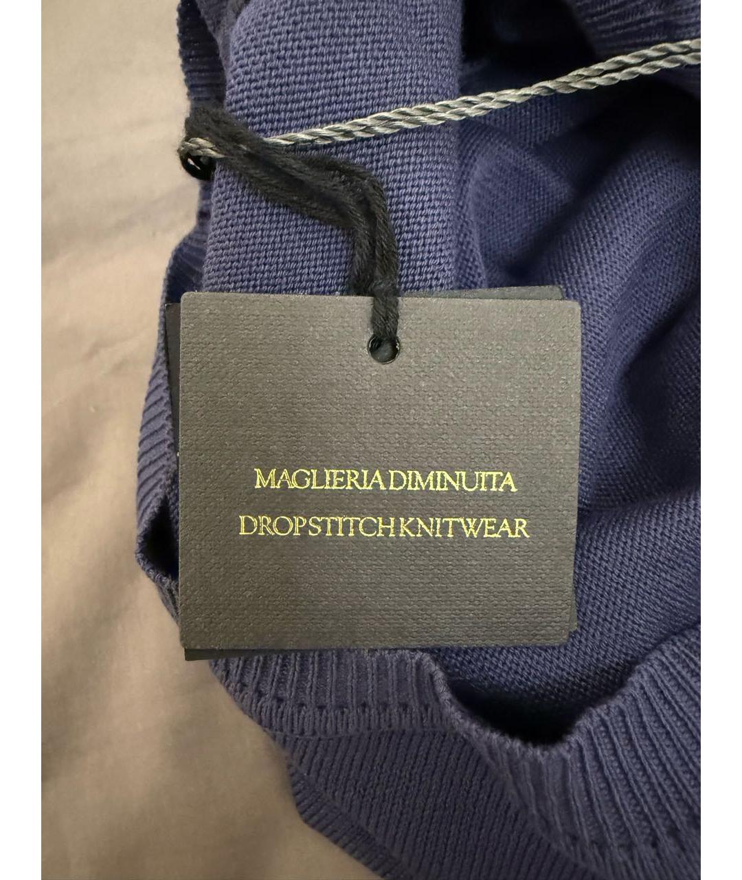 CORNELIANI Темно-синий хлопковый джемпер / свитер, фото 6
