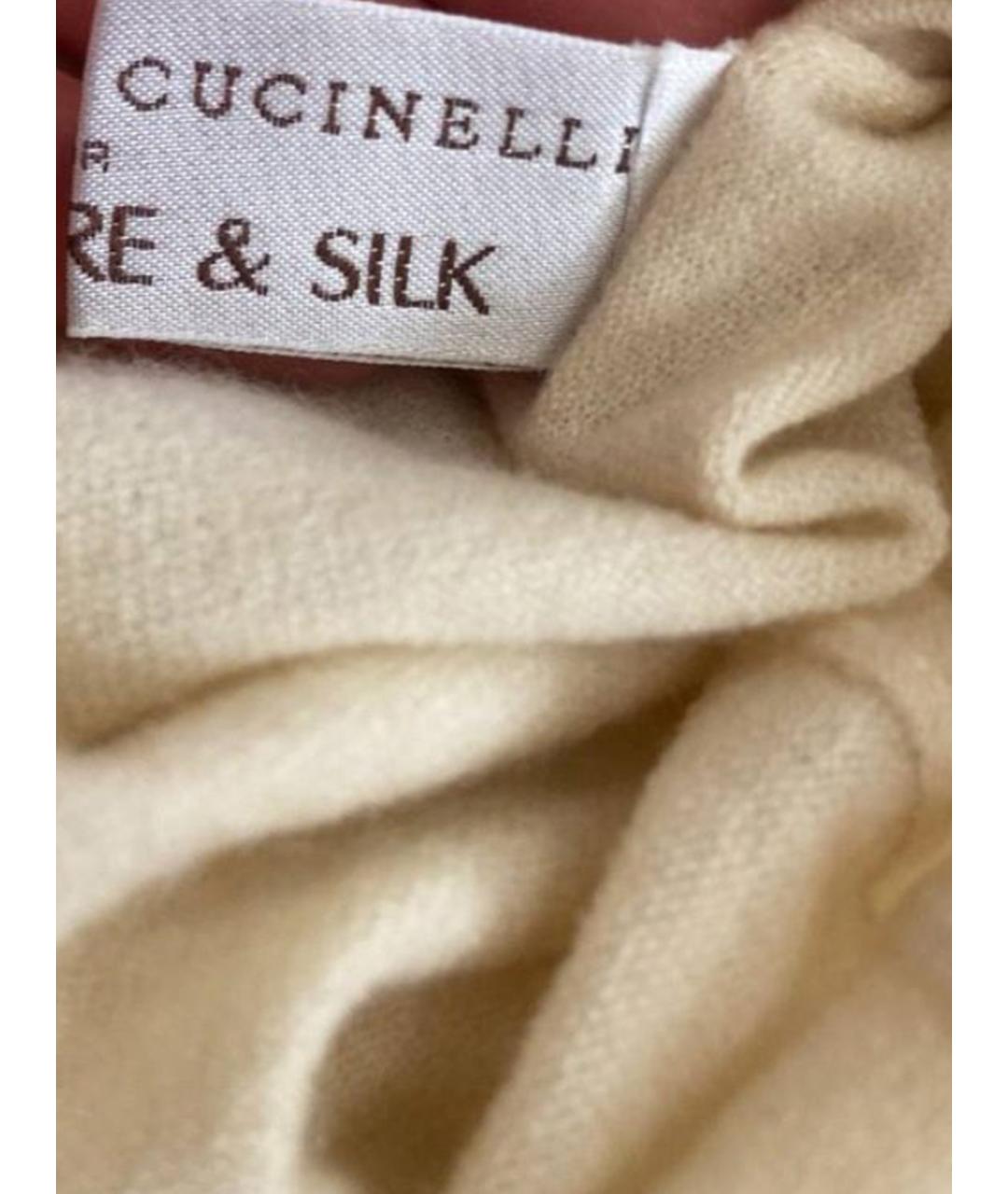 BRUNELLO CUCINELLI Бежевая кашемировая водолазка, фото 6