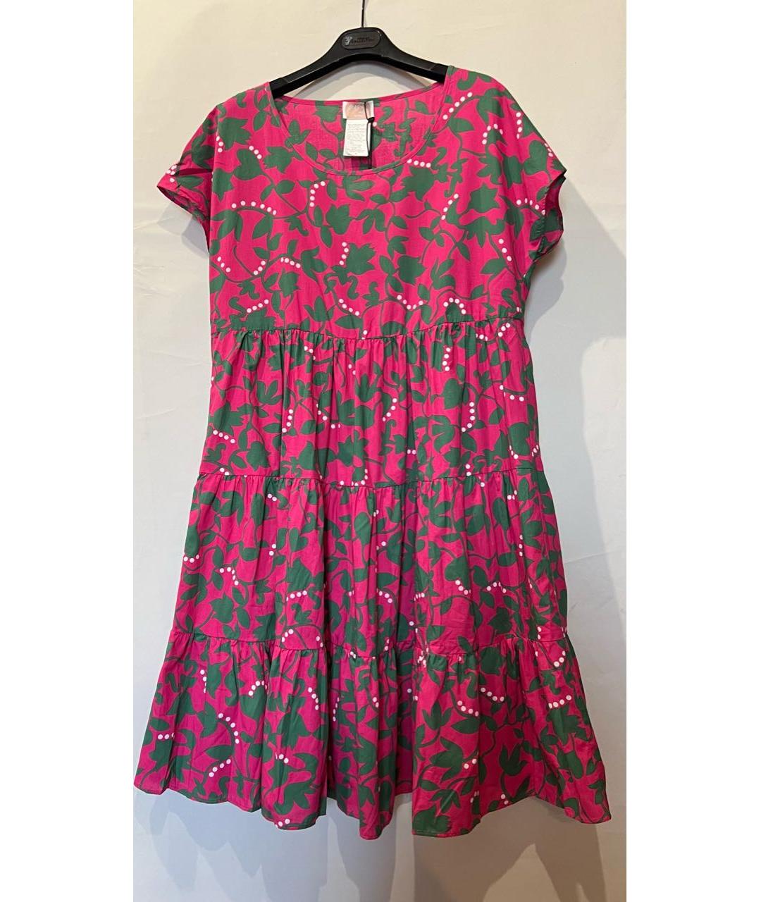 'S MAX MARA Мульти хлопковое повседневное платье, фото 2