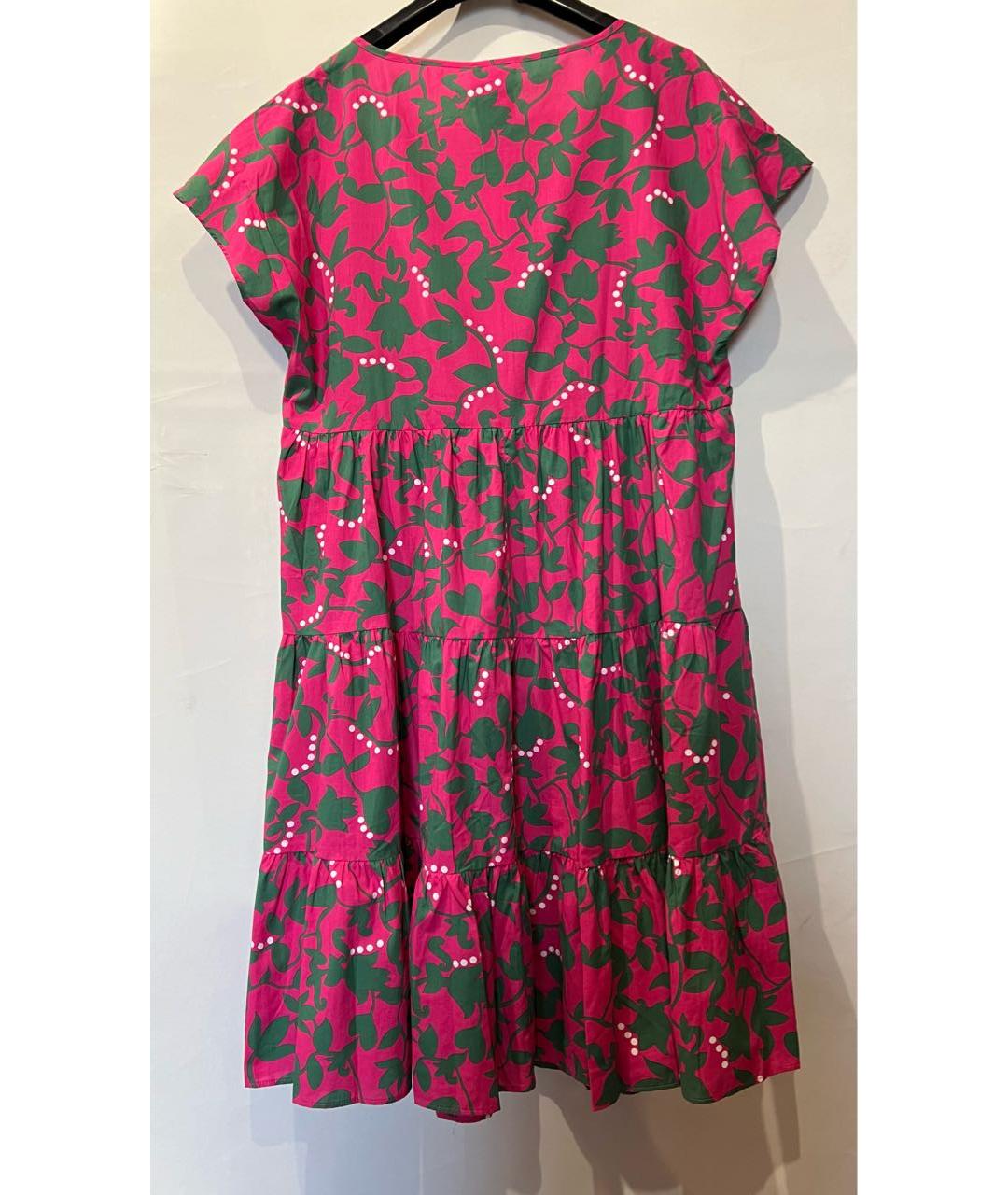 'S MAX MARA Мульти хлопковое повседневное платье, фото 3