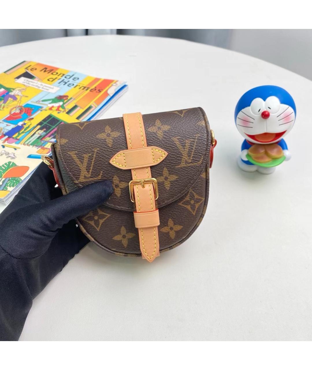 LOUIS VUITTON Коричневая сумка через плечо, фото 7