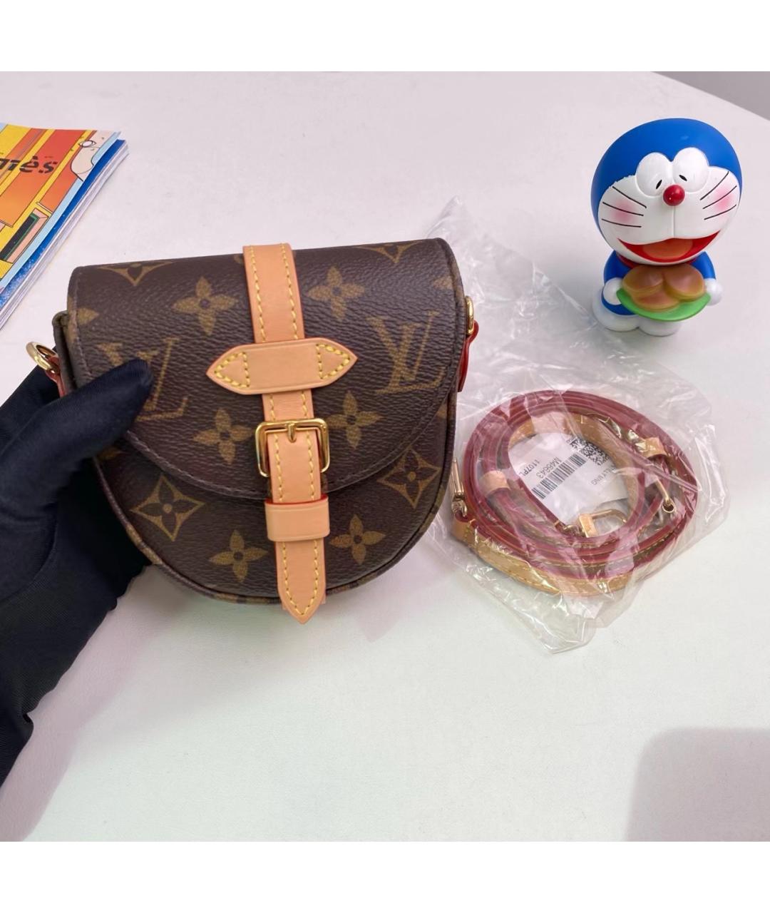 LOUIS VUITTON Коричневая сумка через плечо, фото 9