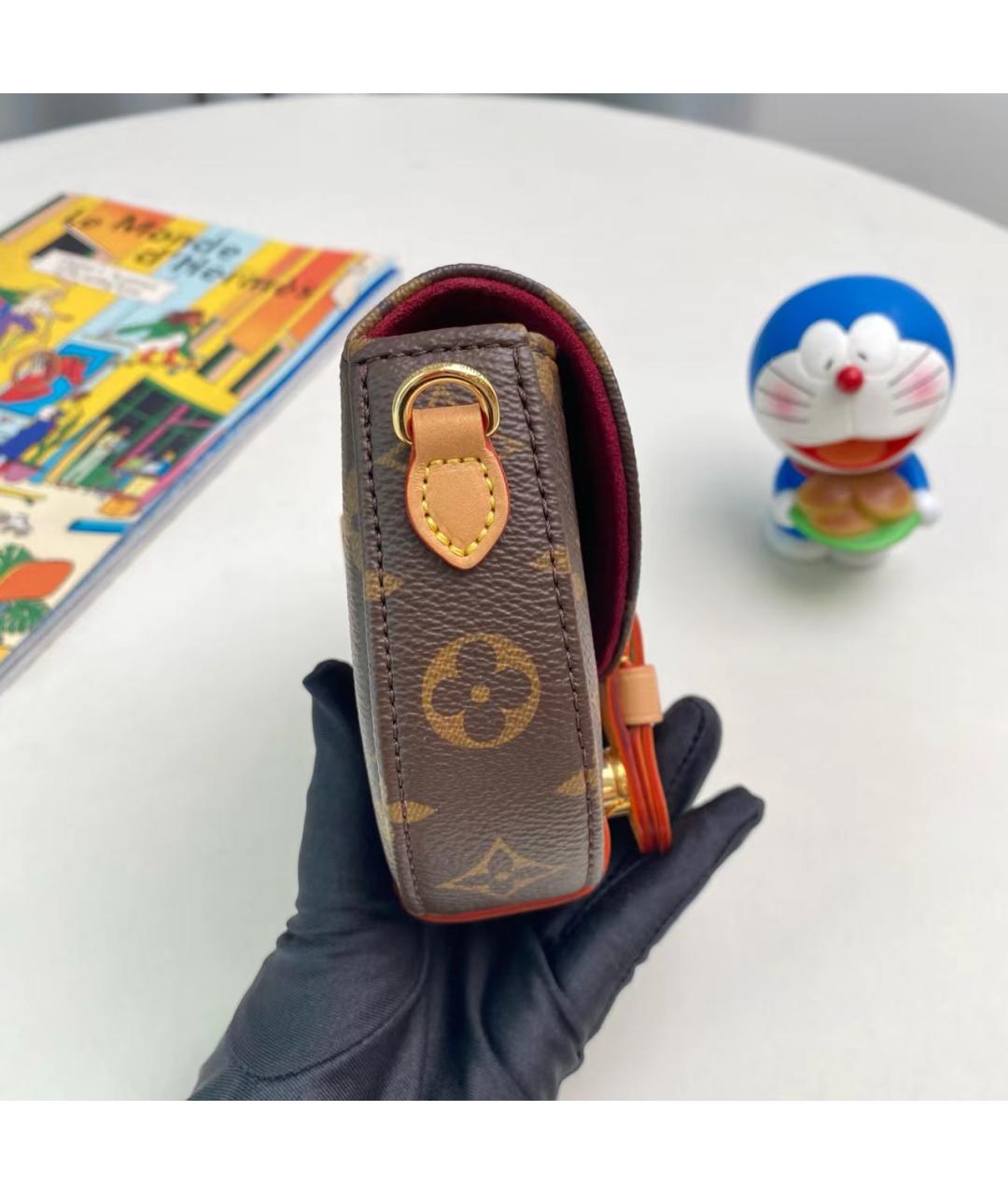 LOUIS VUITTON Коричневая сумка через плечо, фото 2