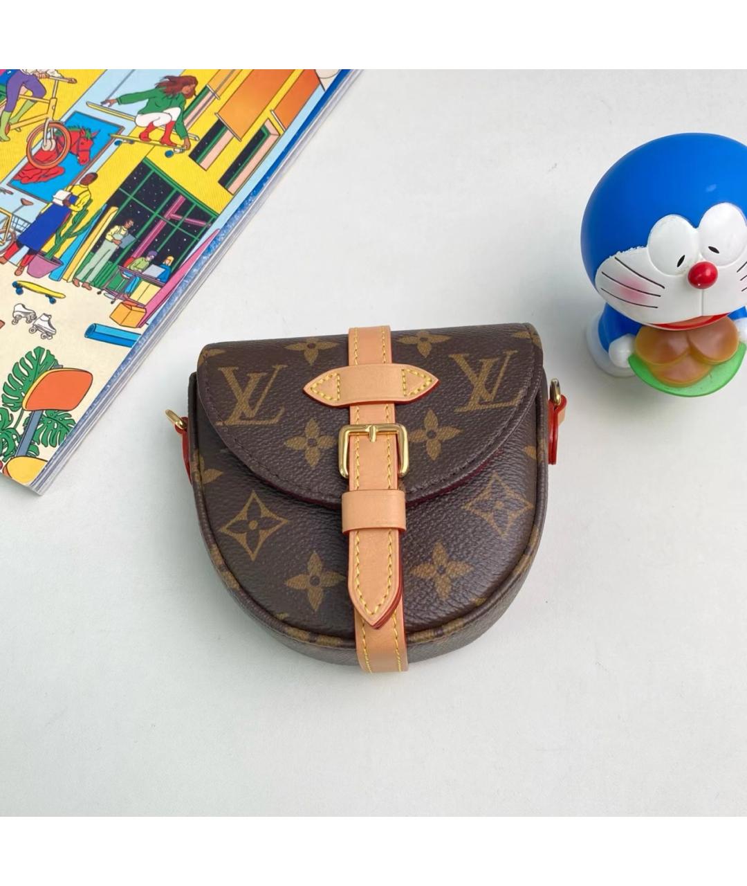 LOUIS VUITTON Коричневая сумка через плечо, фото 8