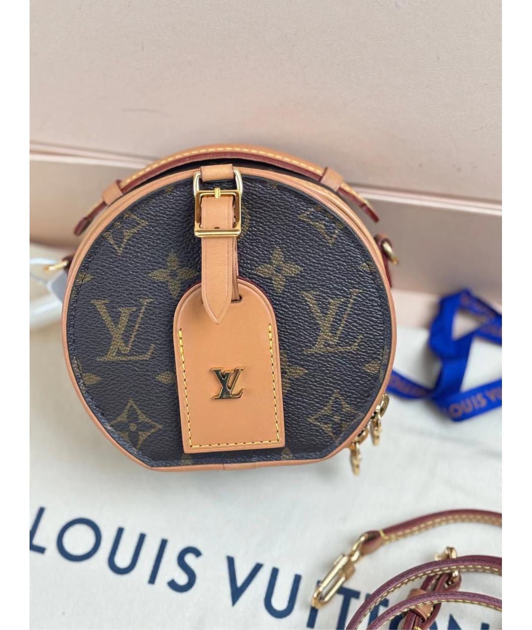 LOUIS VUITTON Коричневая сумка через плечо, фото 4