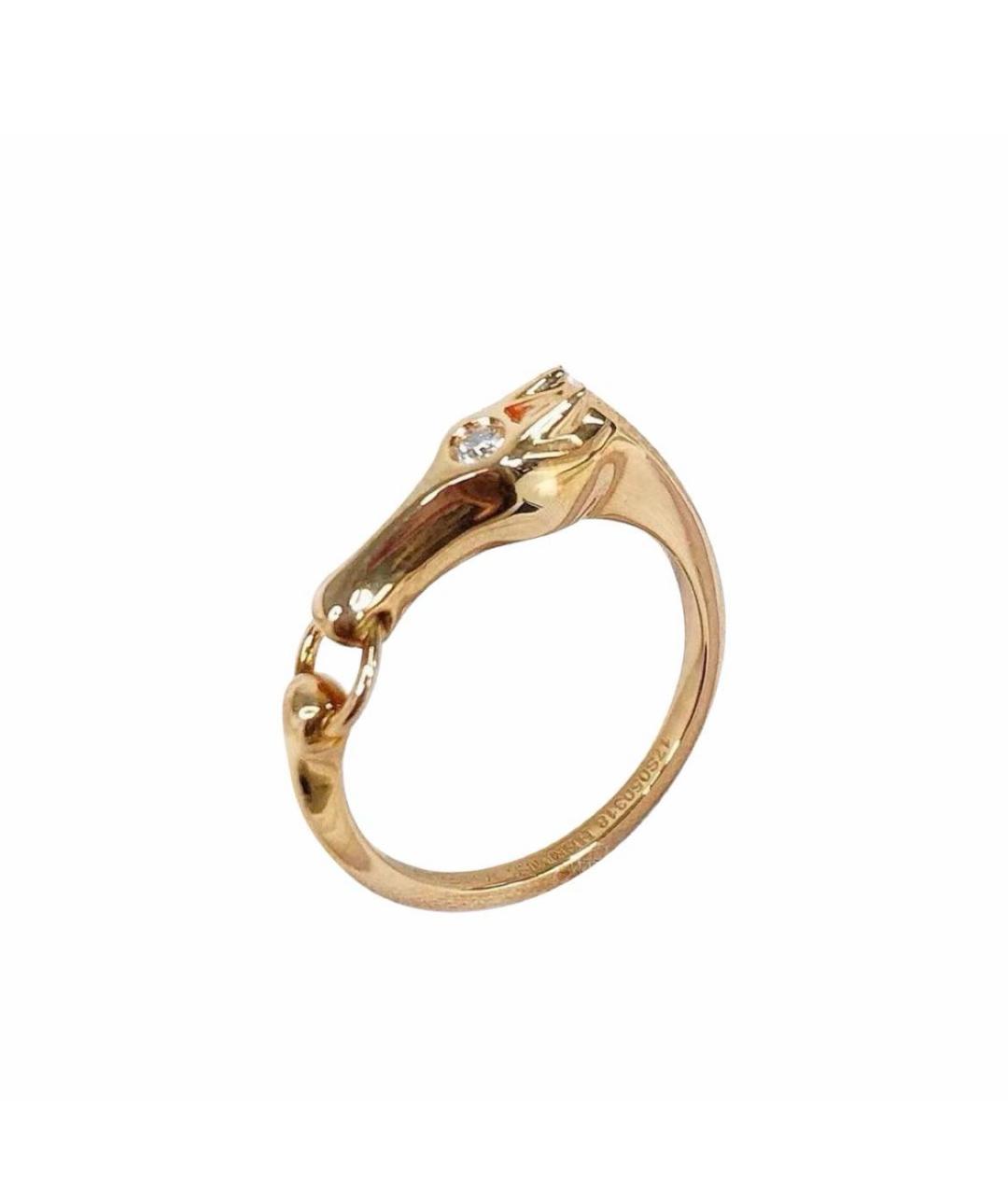 HERMES Золотое кольцо из желтого золота, фото 1